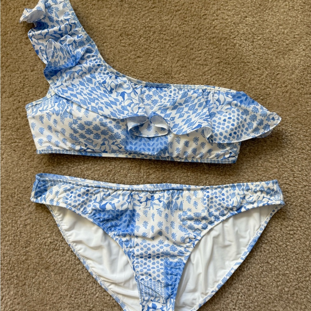 Vineyard Vines Painted Patchwork Bikini - L/Xl - image 2